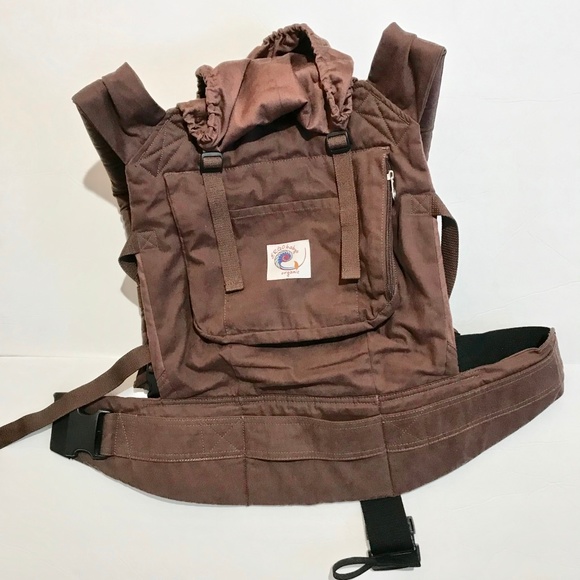 brown organic ergo carrier